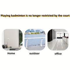 Badminton Trainer Set for Indoor/Outdoor