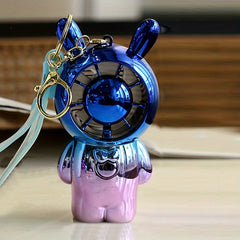 Mini Portable Pocket Fan USB Rechargeable Cartoon Rabbit Handheld Fan