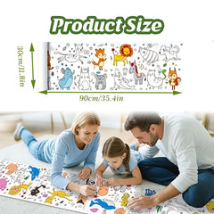 Doodle Drawing Roll for Early Learning DIY Painting