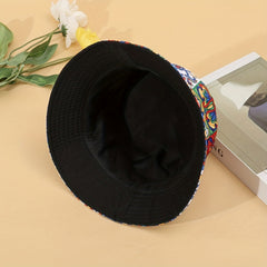 Ethnic Print Reversible Outdoor Bucket Hat
