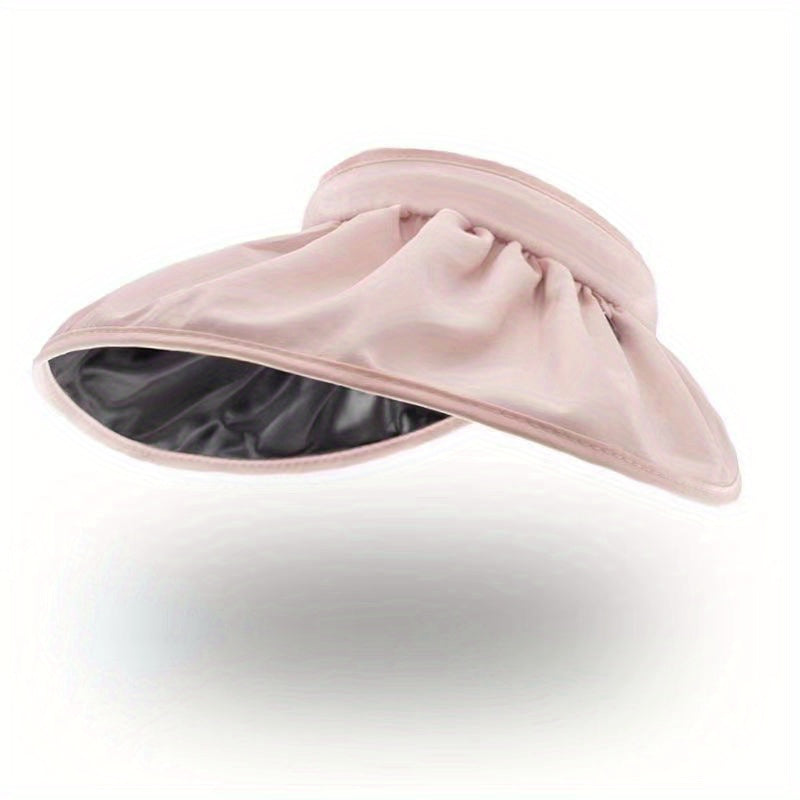 Sunscreen Shell Visor Hat Wide Brim UV Protection Headband Sun Hat For Women