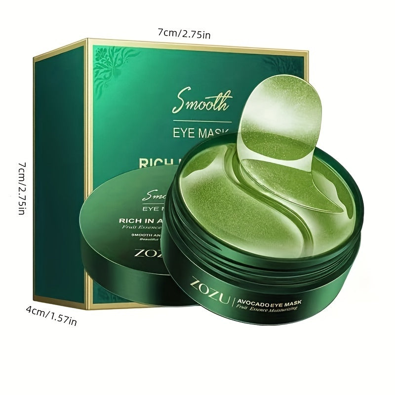Avocado Eye Mask Hydrating Under Eye Patches 60 Pcs
