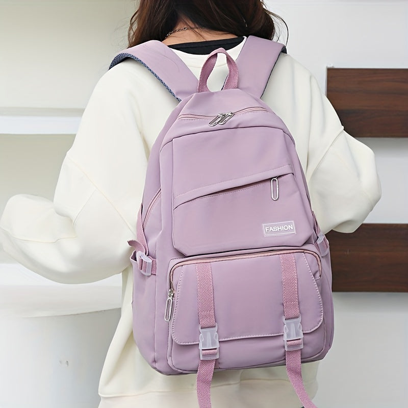 Large Capacity Lightweight Laptop Preppy Backpack
