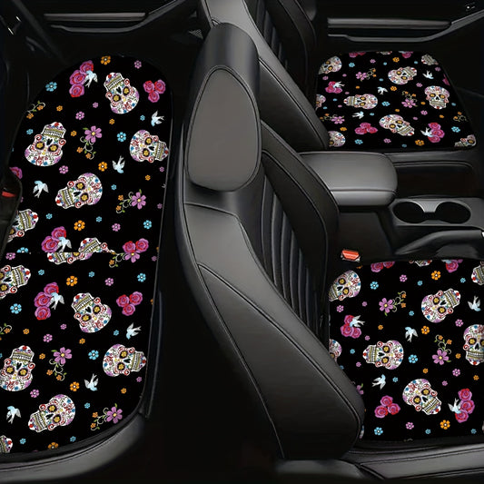 Leopard Printed Car Seat Cushion Set