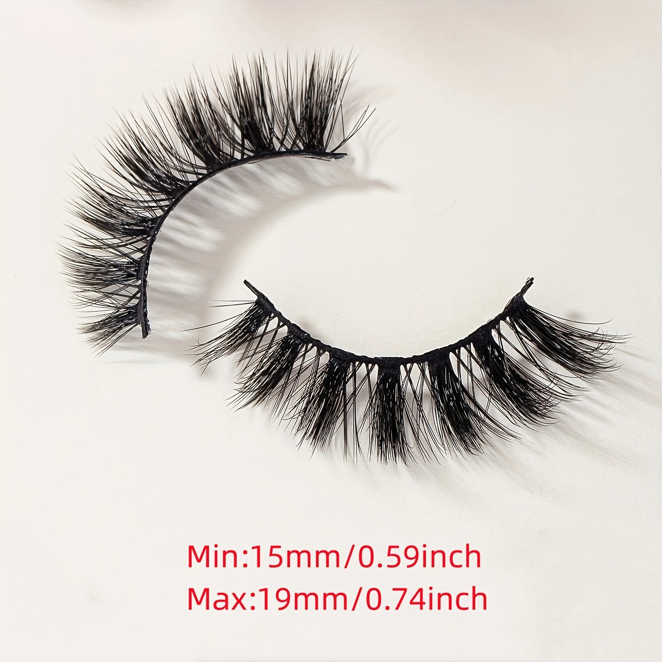 5 Pairs Cat Eye Fluffy Faux Mink 8D Wispy Lashes