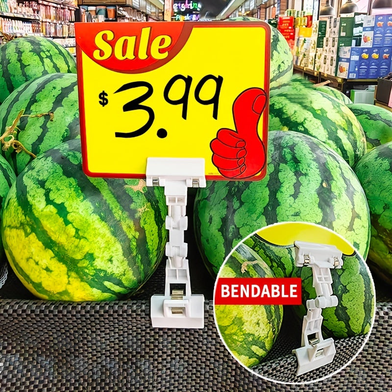 Label Fixing Clip - Retail Store Essential