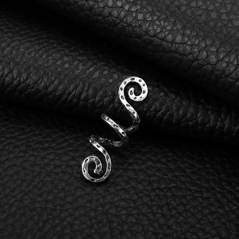 Hair Jewelry Rings Silvery And Golden Adjustable Metal Hair Clips
