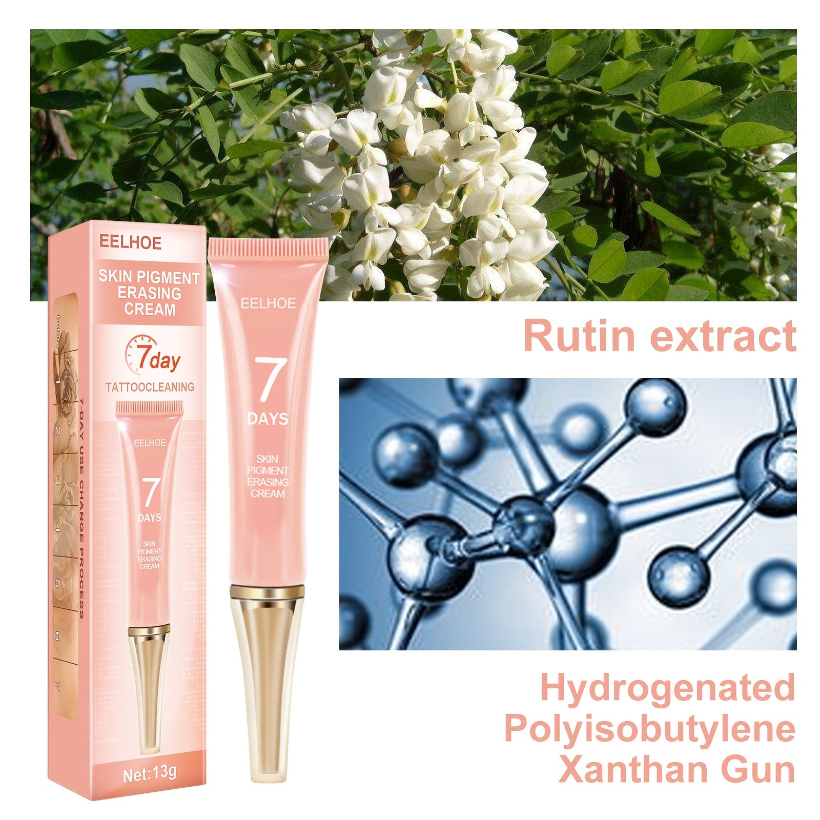 Ink-Removing Tattoo Cream Moisturizing Formula