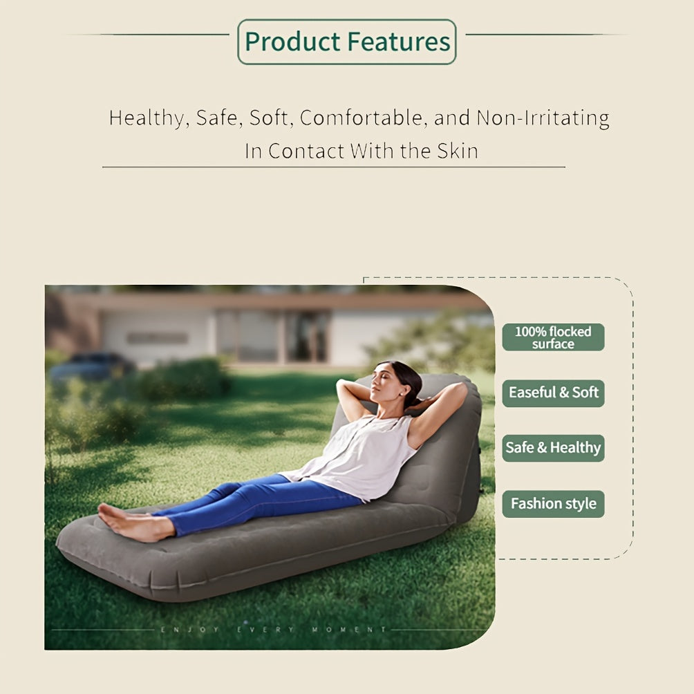 Adjustable Inflatable Air Sofa Bed for Tent Outdoor Activity