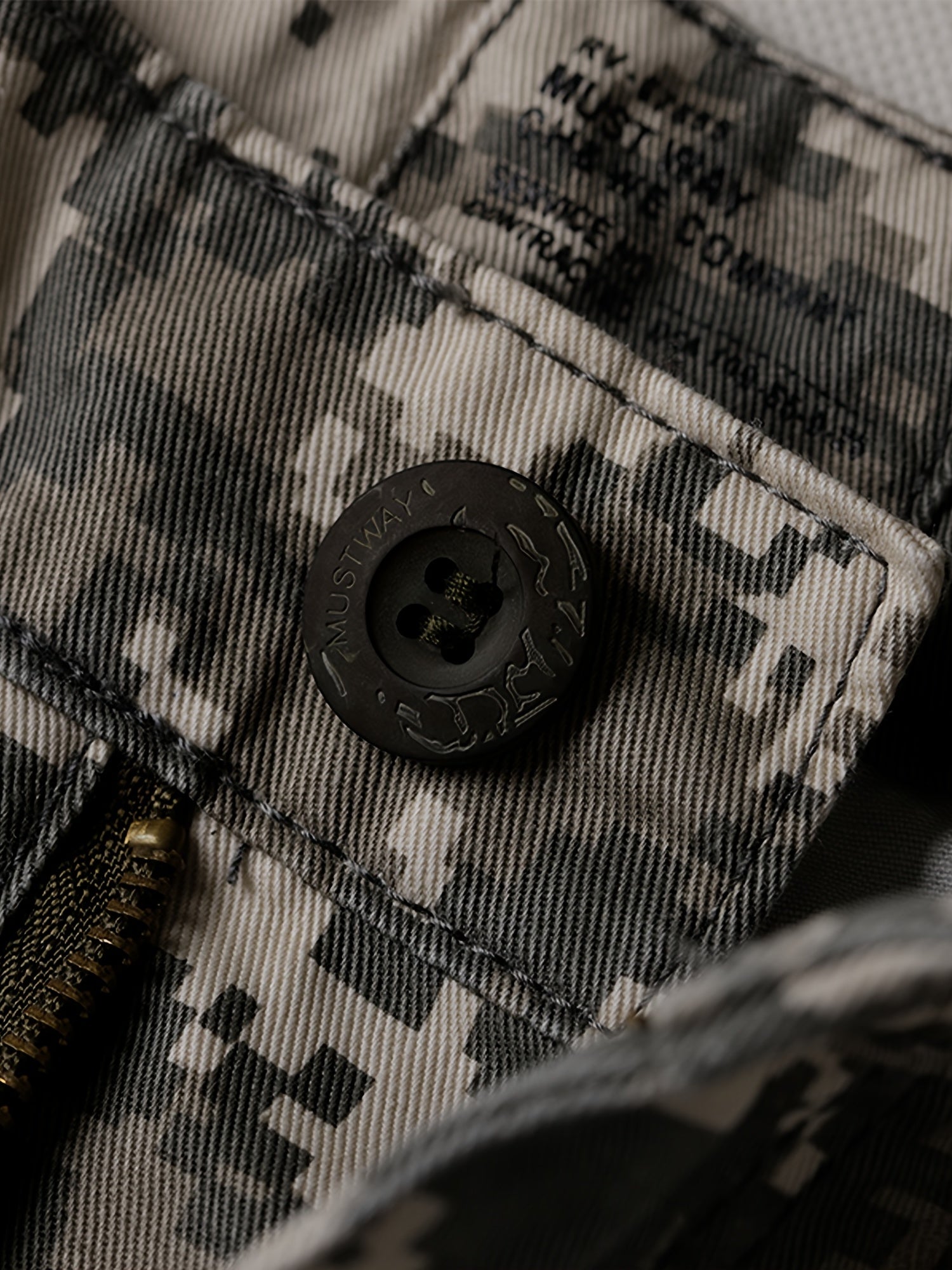 Men's Cargo Pants Safari Style Tactical Camo Full Length Pants