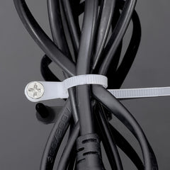 100pcs Screw Hole Nylon Cable Ties Heavy Duty Adjustable Self locking Cord Ties