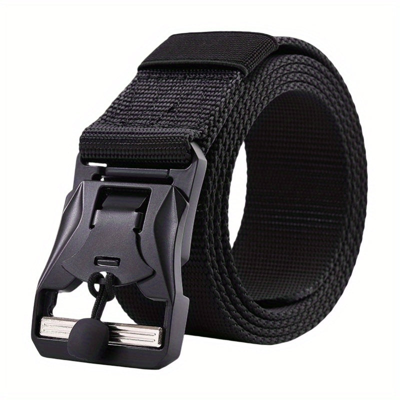 Outdoor Tactical Nylon Magnetic Buckle Belt For Men