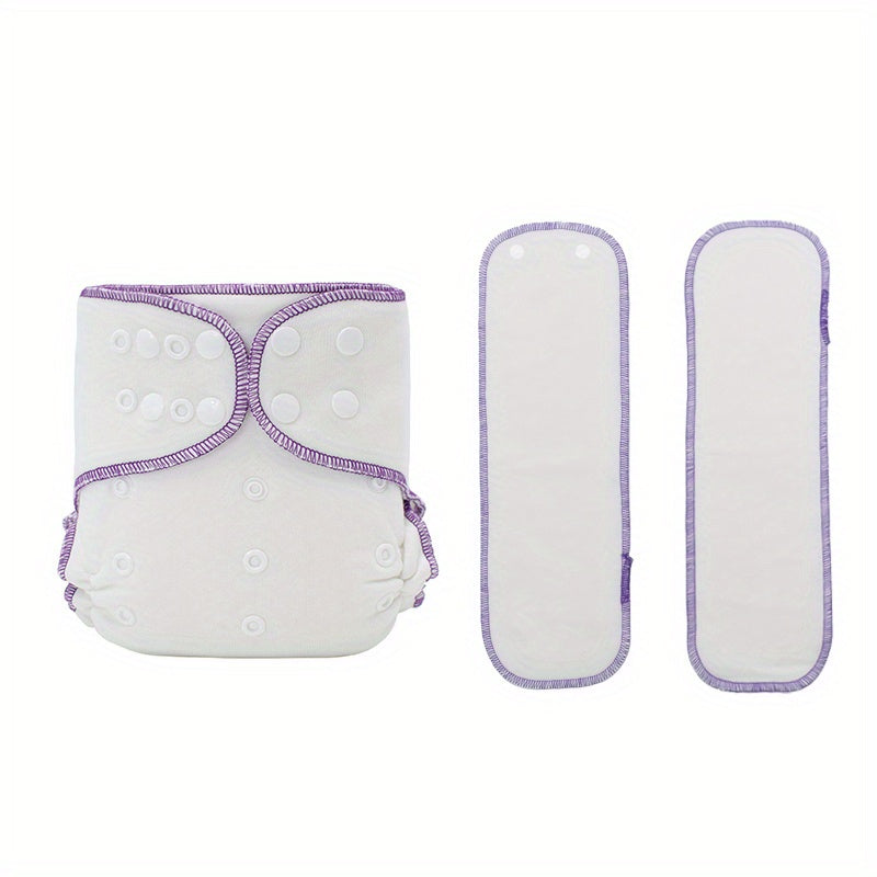 Reusable Bamboo Cotton Cloth Diaper for Baby Boys and Girls