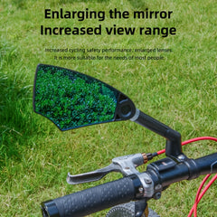ZOYOSPORTS 1pc Bike Rearview Mirror Universal 360 Degree Adjustable Mirror