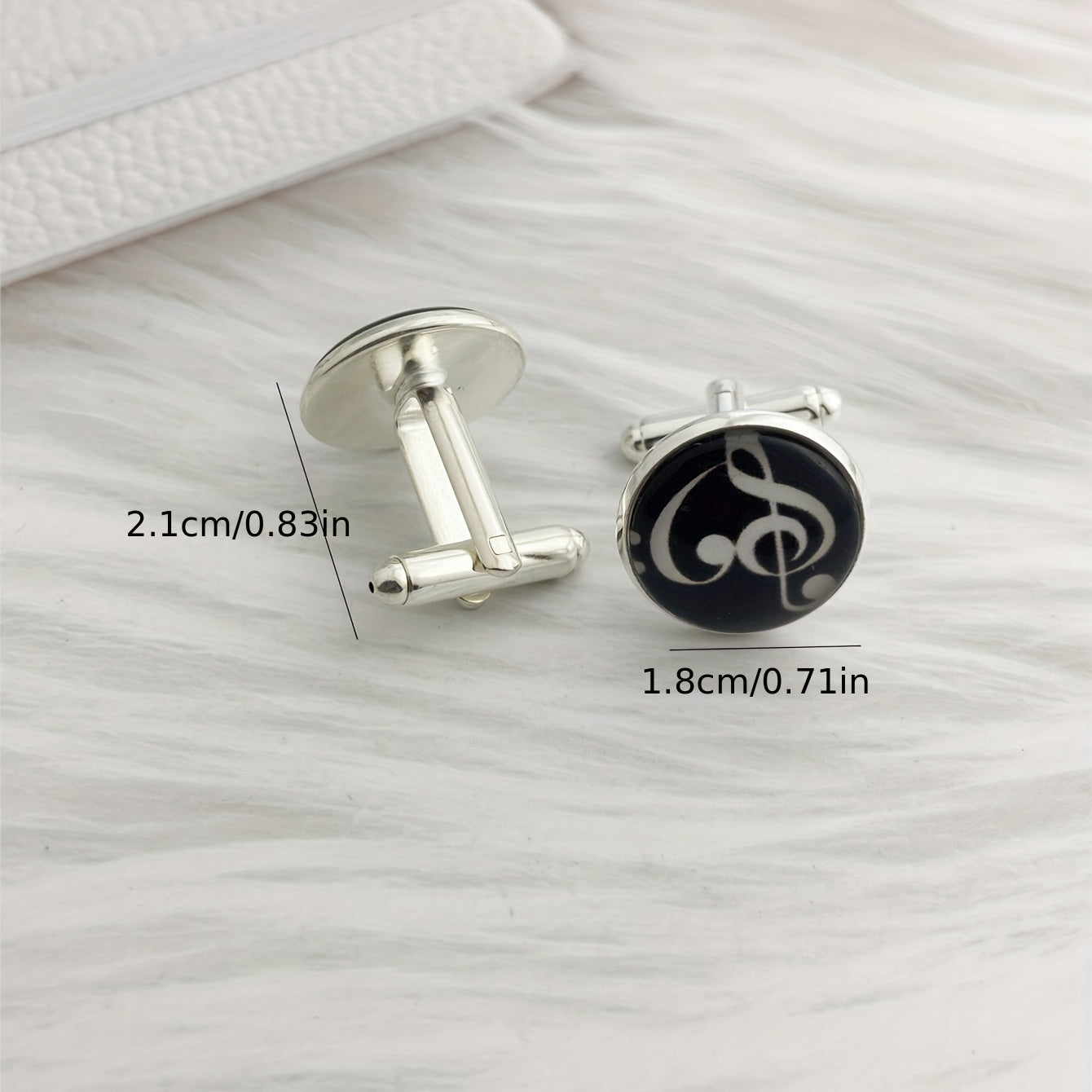 Time Gemstone French Cufflinks for Men