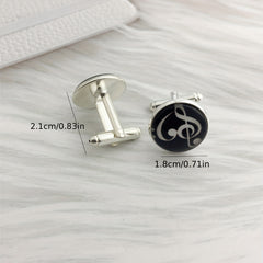 Time Gemstone French Cufflinks for Men