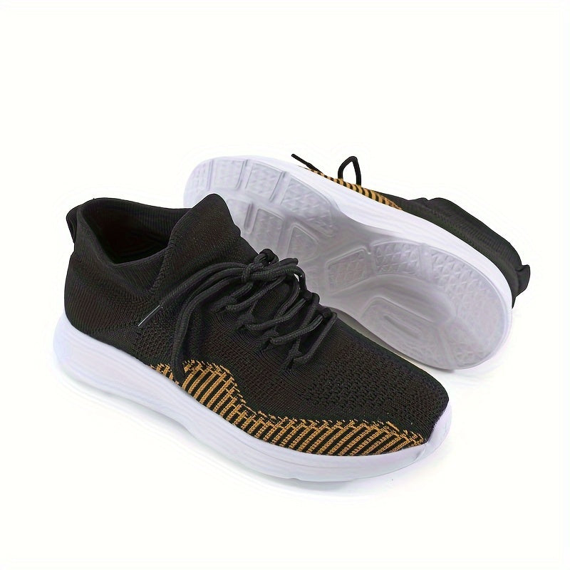 Women's Mesh Knit Sneakers Anti slip Walking Shoes