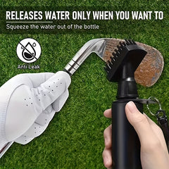 Portable Golf Brush with Removable Hook and Water Storage