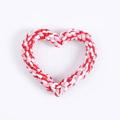 Dog Cotton Rope Chew Toy Teeth Cleaning Bite Training Toy