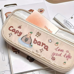 Girl Heart Pencil Bag Drawstring with High Appearance