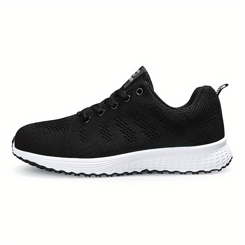 Women's Breathable Mesh Panel Saneakers Lace Up Lightweight Sporty Shoes