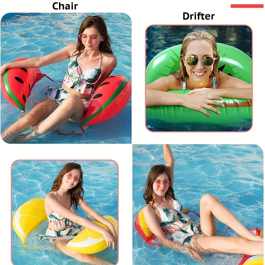 Portable Mesh Inflatable Pool Float for Adults