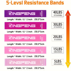 Yoga Resistance Bands Elastic Exercise Tension Bands Home Gym Outdoor