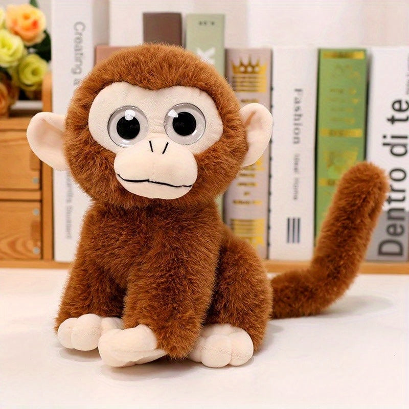 Monkey Plush Toy with Long Tail for Home Decor & Gifts