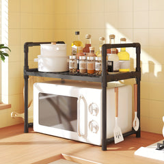 2 Layer Kitchen Storage Rack for Spices and Supplies