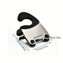 Stainless Steel Pot Side Clip Soup Spoon Clip Anti-scalding Bracket