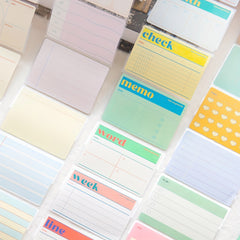 Warm Island Series Japanese Style Sticky Note Portable Easy To Tear Plan Sticker