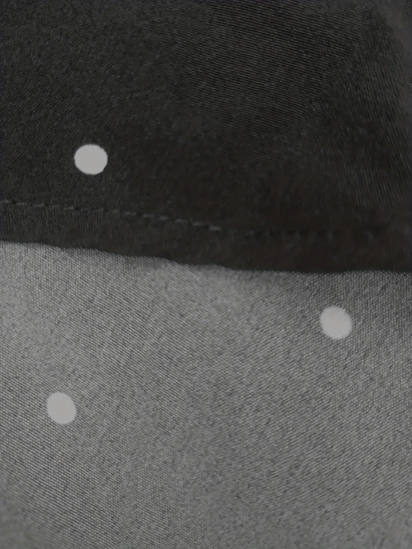  Dot Print Puff Sleeve A Line Dress With Belt