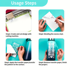 Matte Self Adhesive Vinyl Roll for Cricut 30.7m