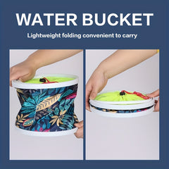 Portable Foldable Fishing Bucket Lightweight Canvas Bucket
