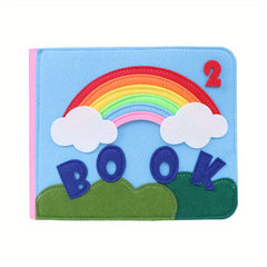 Washable Toddlers Busy Board 3D Baby Cloth Book Early Learning Education Toys
