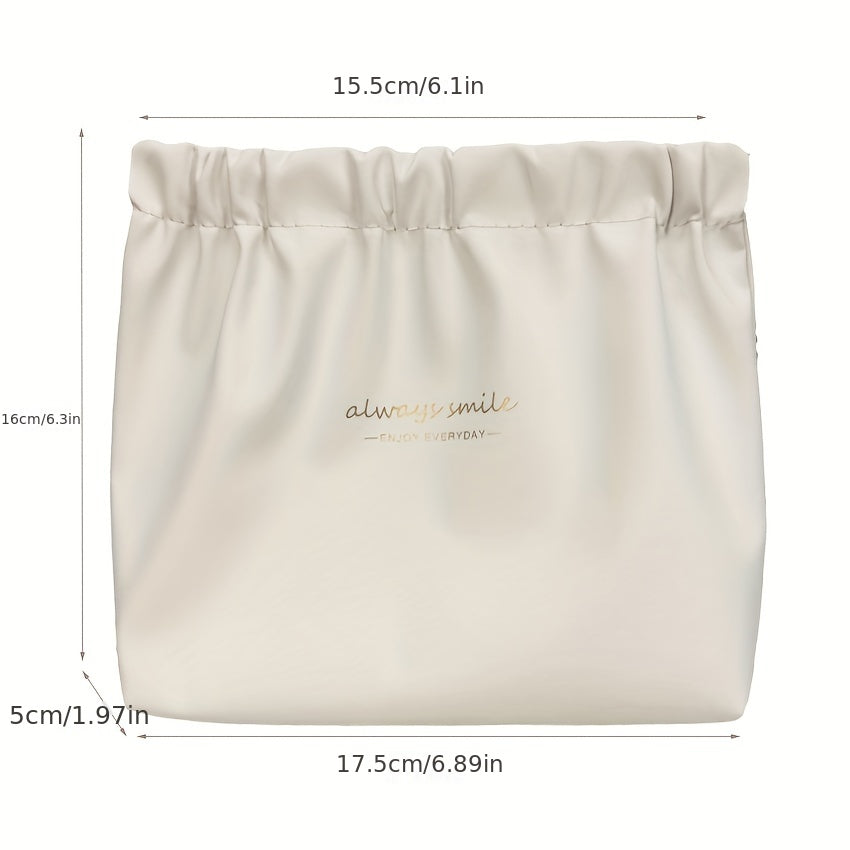 Waterproof Self-closing Mini Makeup Pouch for Women