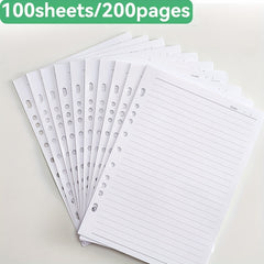 A5 Refill Paper for Binder Journal 200 Pages