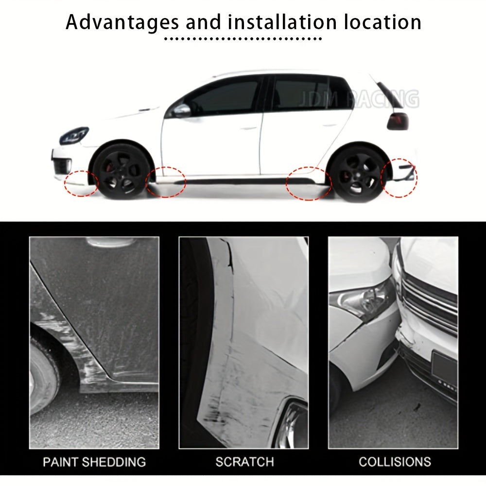 Car Rear Bumper Lip Trim Protector Side Skirt Cover Corner Bumper Guards
