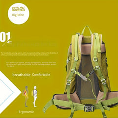 Large Capacity Waterproof Camping Travel Backpack