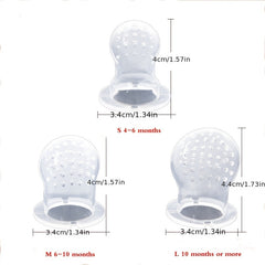 Baby Silicone Mesh Bag Feeding Toy for Fruits and Veggies