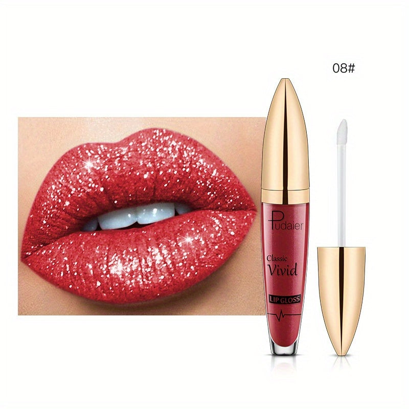 Pudaier Stars Lip Gloss Long Lasting Moisturizing Lip Glaze