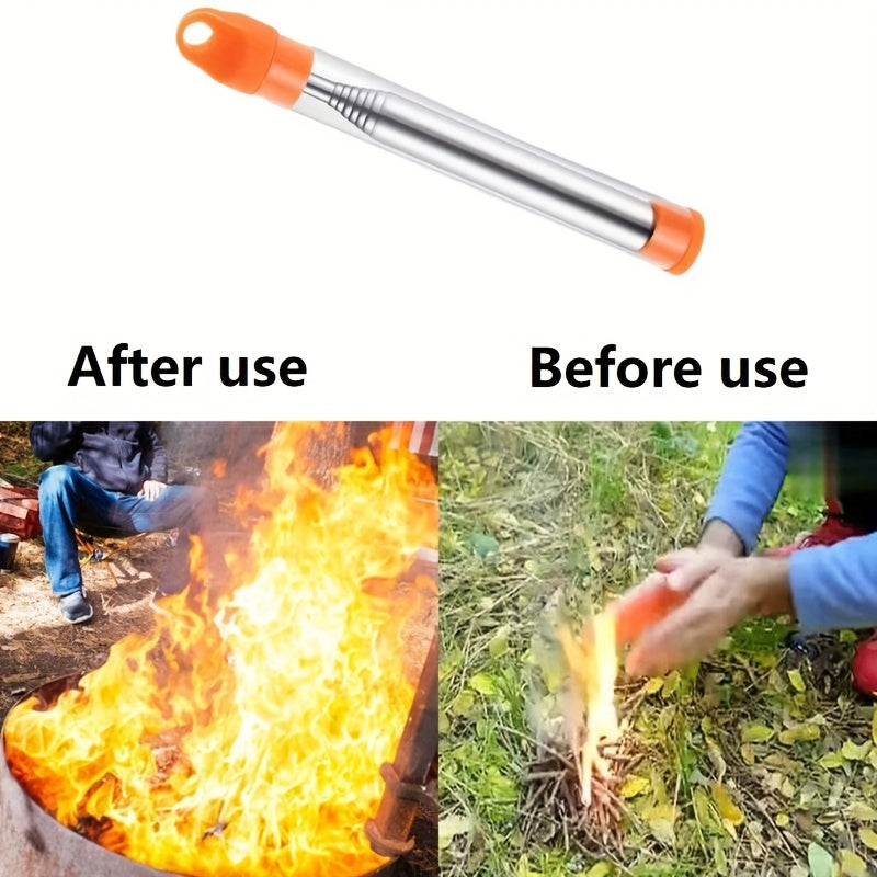 Collapsible Camping Blow Fire Tube Blowpipe