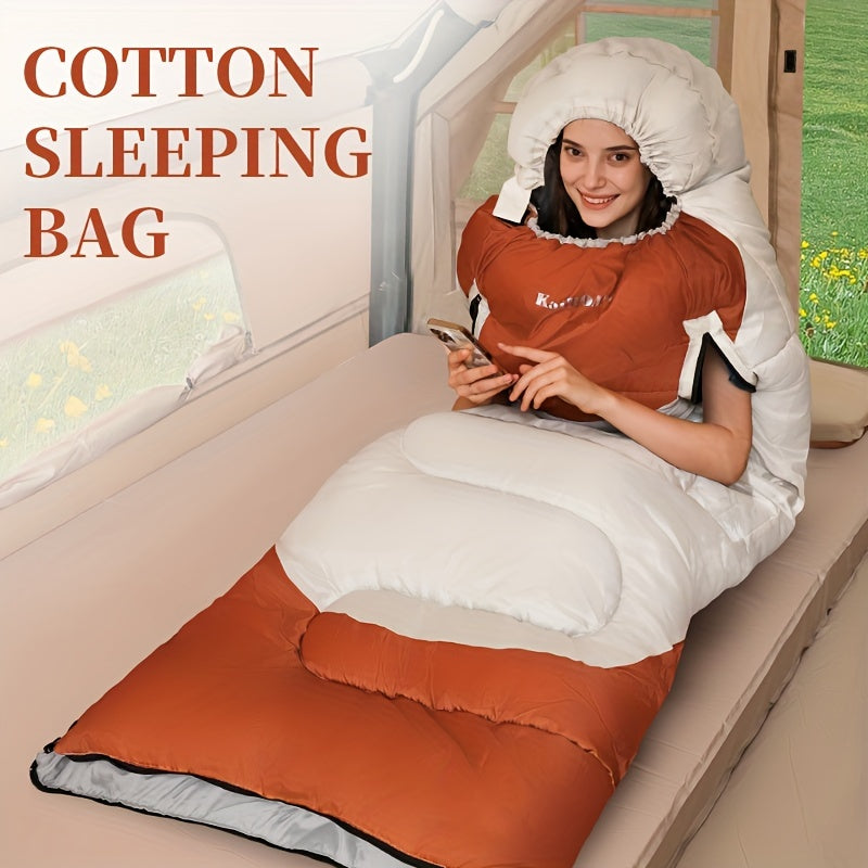 Portable Warm Sleeping Bag for Camping and Office Breaks