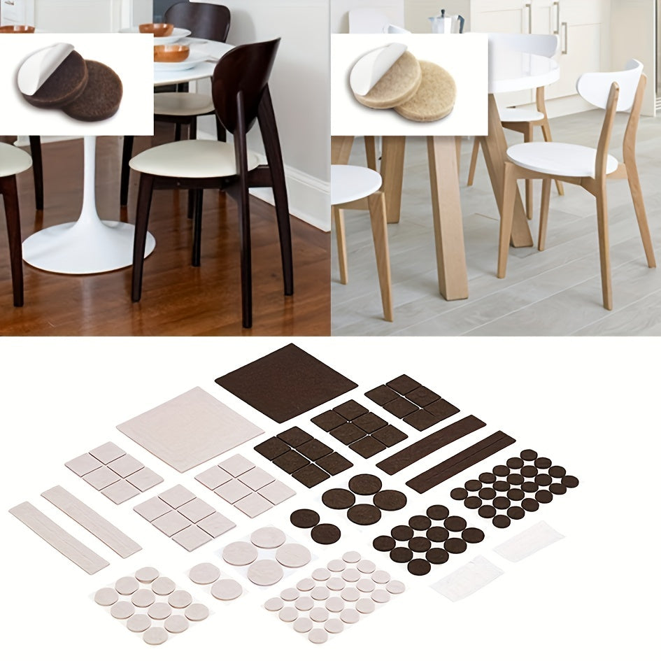 90pcs Furniture Mats Felt Mat Wood Floor Protector