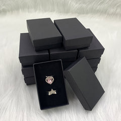 Classic Style Ring Earrings Set Box Jewelry Packaging Box