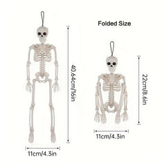 1pc Halloween Skeleton Posable Joints for Halloween Decor
