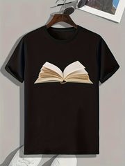Pattern Print Men's Sports T-shirt for Fitness