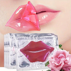10pcs Hydrating Pink Lip Mask Patches - Moisturize & Revitalize Lips