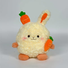 Adorable Bunny Plush Toy with Carrot Soft & Orange Stuffed Animal