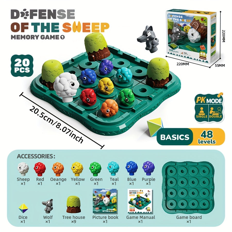 Sheep Defense Battle: Educational Toy for Kids